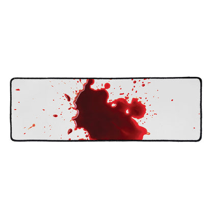 Blood Splashed Print Long Kitchen Mat