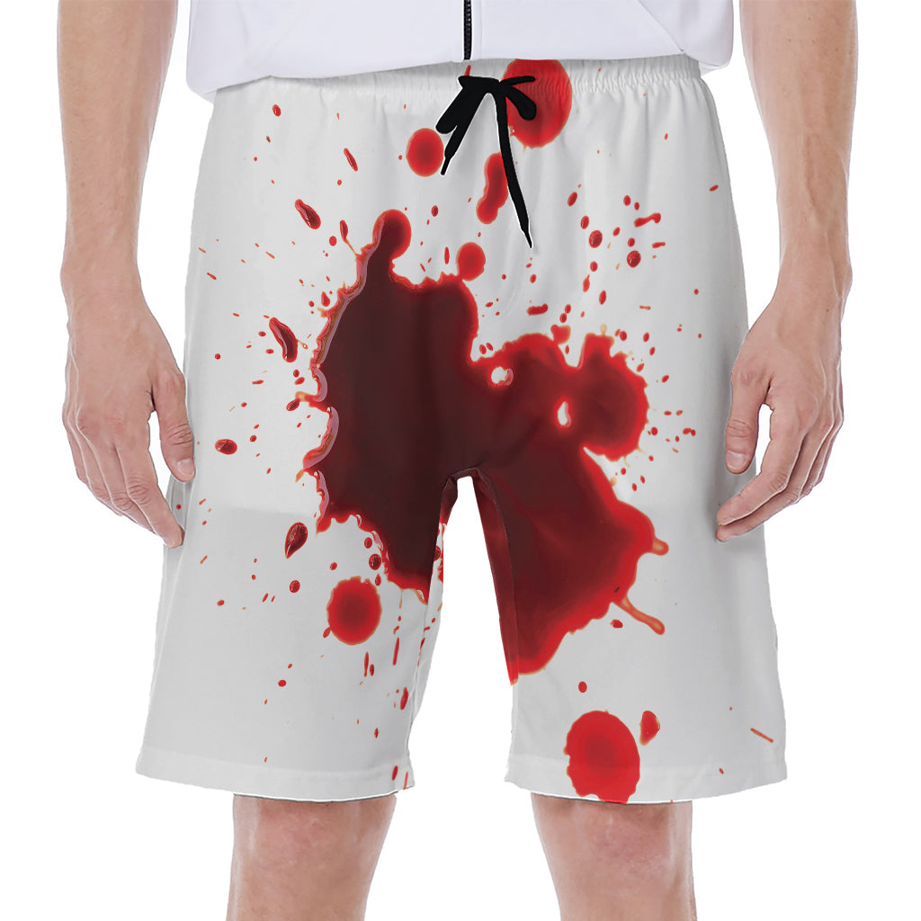 Blood Splashed Print Men's Beach Shorts