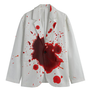 Blood Splashed Print Men's Blazer