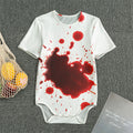 Blood Splashed Print Men's Bodysuit