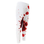 Blood Splashed Print Men's Compression Pants