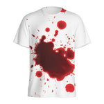 Blood Splashed Print Men's Sports T-Shirt