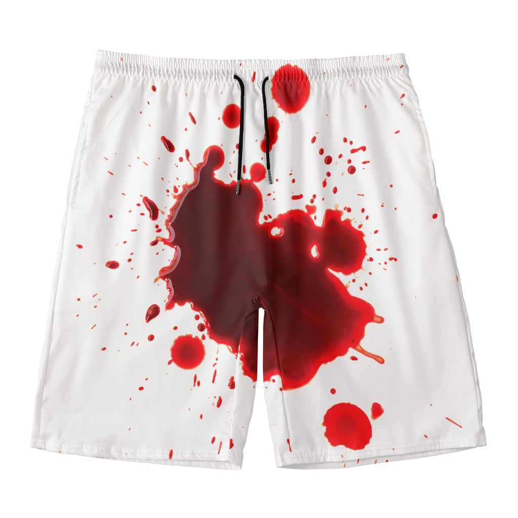 Blood Splashed Print Men's Swim Trunks