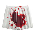 Blood Splashed Print Mesh Shorts