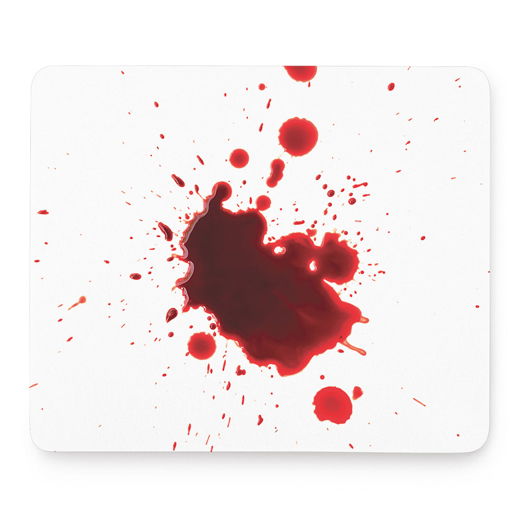 Blood Splashed Print Mouse Pad