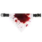Blood Splashed Print Over The Collar Dog Bandana