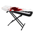 Blood Splashed Print Piano Keyboard Cover