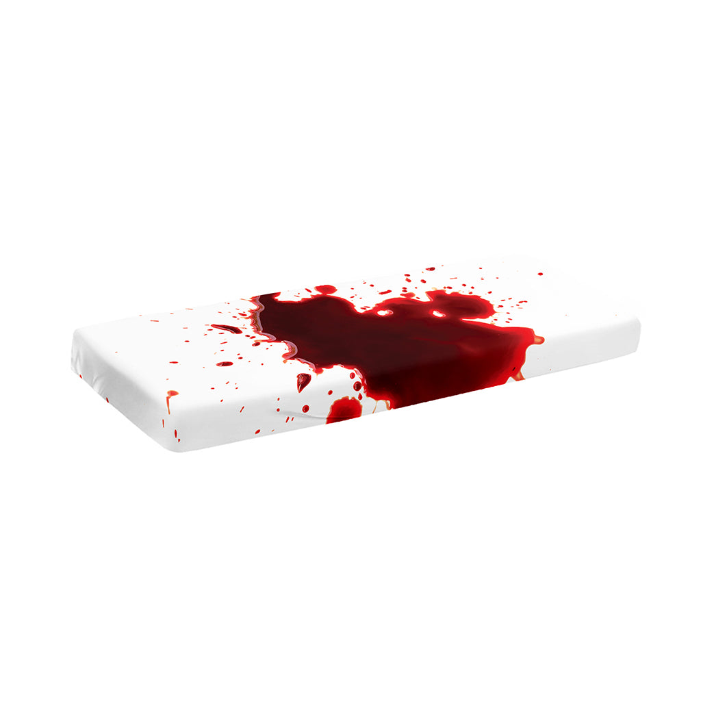 Blood Splashed Print Piano Keyboard Cover