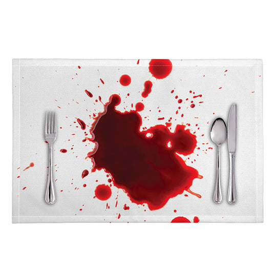 Blood Splashed Print Placemat