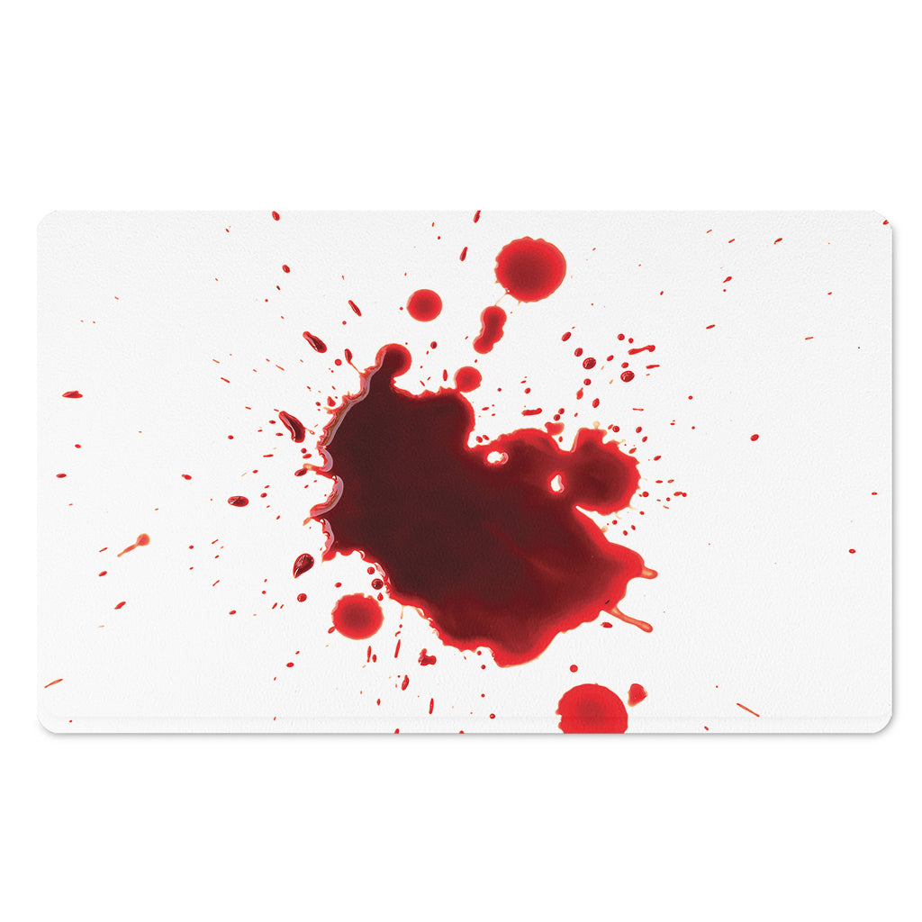 Blood Splashed Print Polyester Doormat