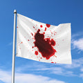 Blood Splashed Print Polyester Flag