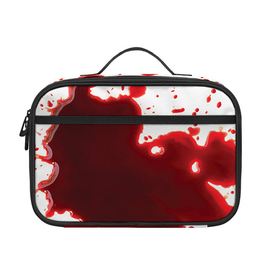 Blood Splashed Print Portable Lunch Bag