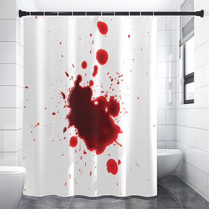 Blood Splashed Print Premium Shower Curtain