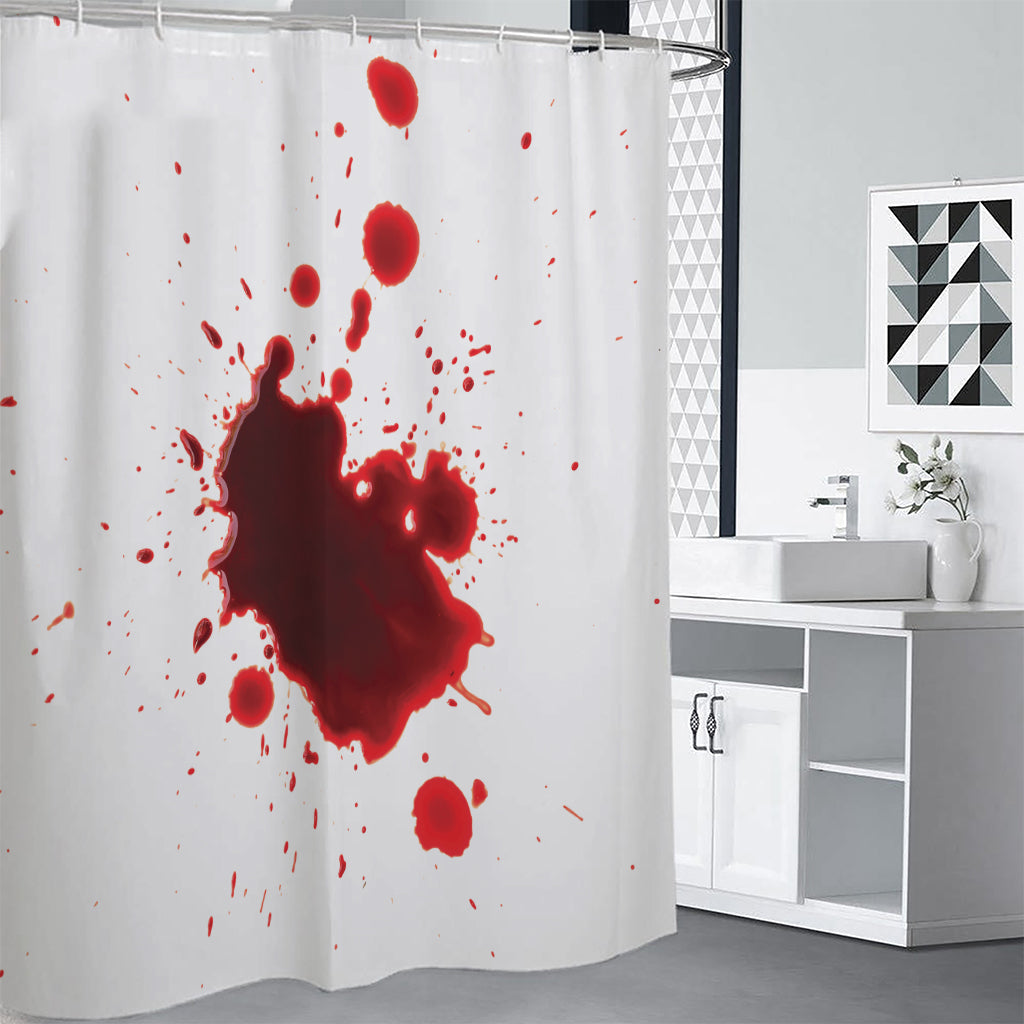 Blood Splashed Print Premium Shower Curtain