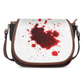 Blood Splashed Print Saddle Bag