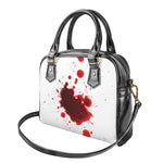 Blood Splashed Print Shoulder Handbag