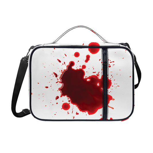 Blood Splashed Print Shoulder Strap Bible Bag