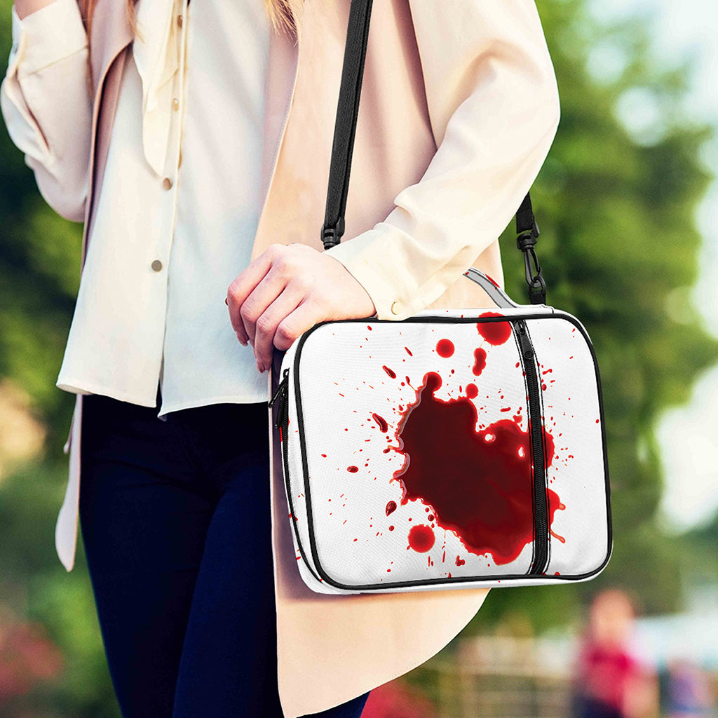 Blood Splashed Print Shoulder Strap Bible Bag