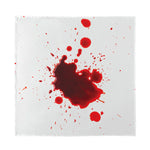 Blood Splashed Print Silk Bandana