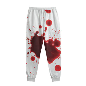 Blood Splashed Print Sweatpants