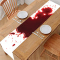 Blood Splashed Print Table Runner
