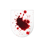 Blood Splashed Print Toilet Lid Cover