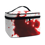 Blood Splashed Print Travel Makeup Bag