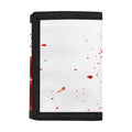Blood Splashed Print Trifold Wallet
