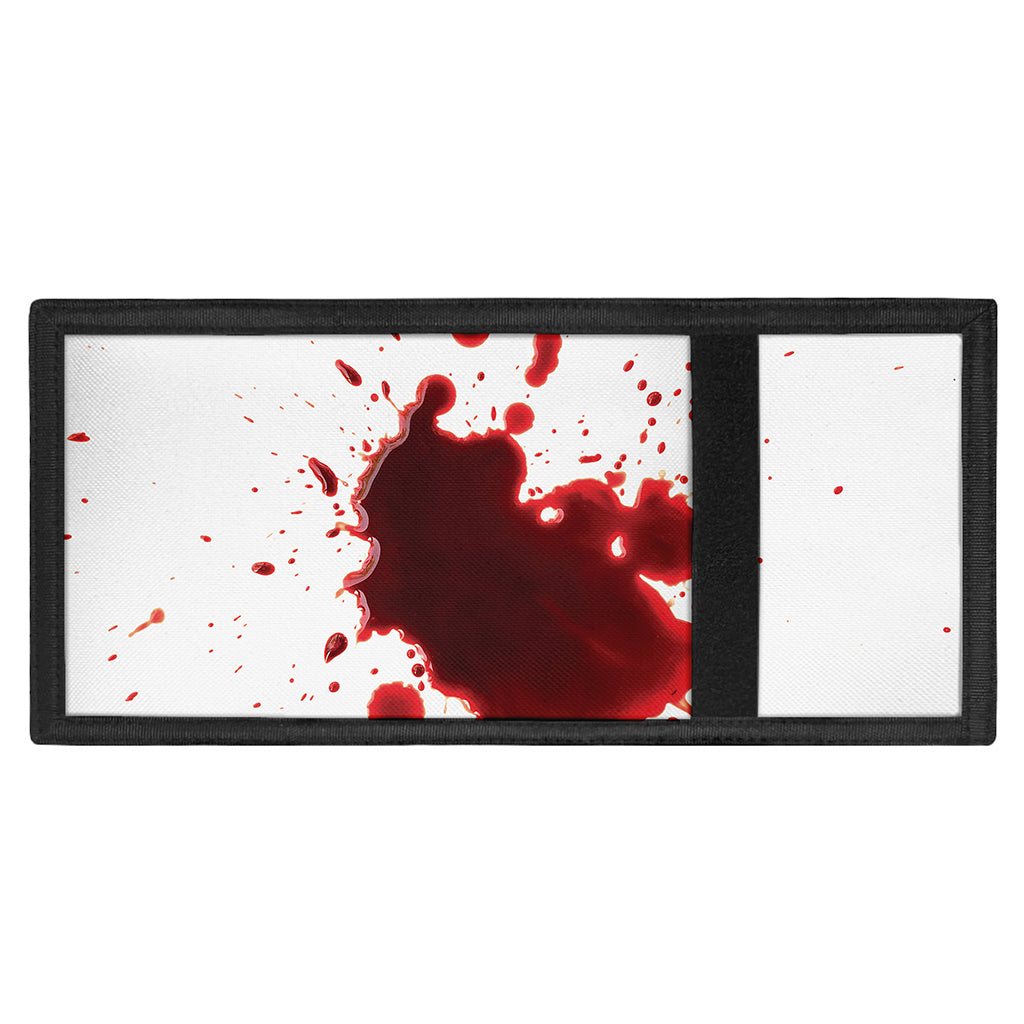 Blood Splashed Print Trifold Wallet