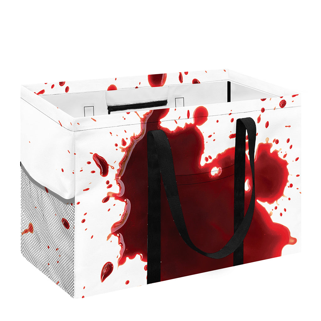 Blood Splashed Print Utility Tote Bag