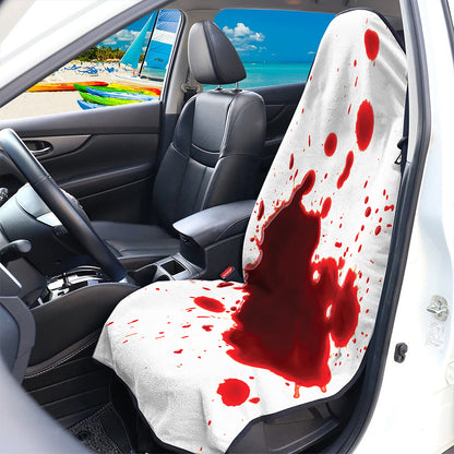 Blood Splashed Print Waterproof Car Seat Cover