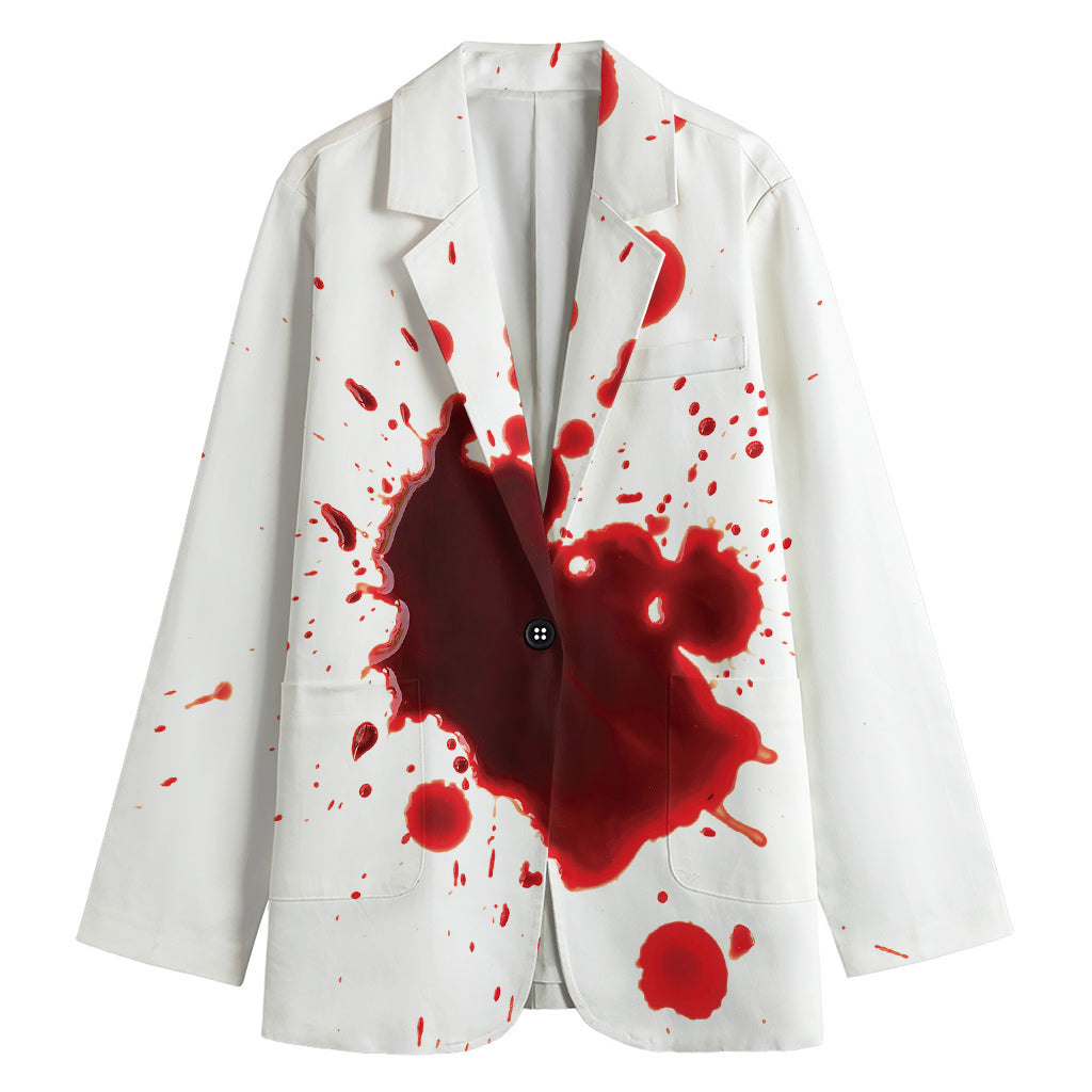 Blood Splashed Print Women's Blazer