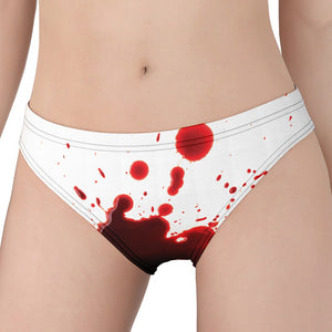 Blood Splashed Print Women's Panties