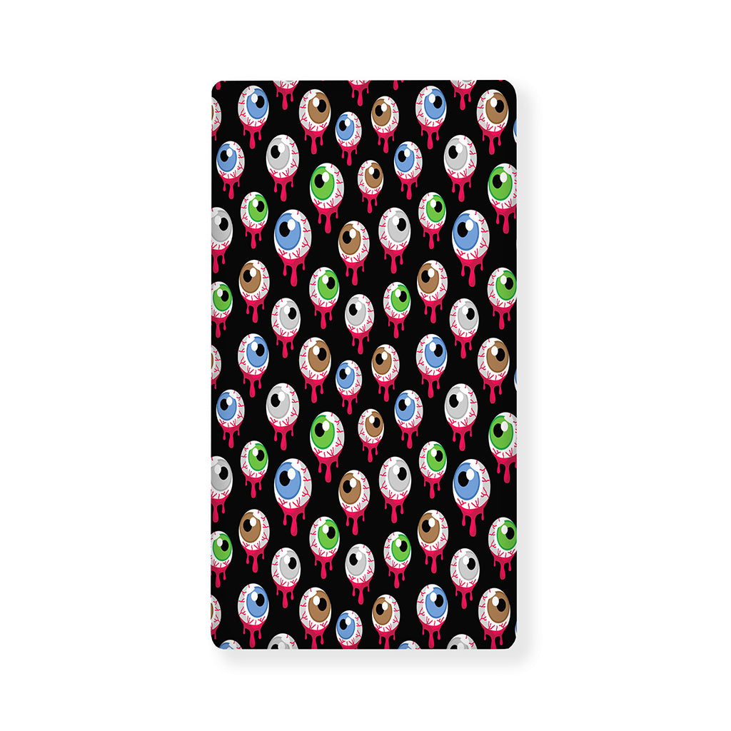 Bloody Eyeball Pattern Print Baby Crib Sheet