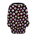 Bloody Eyeball Pattern Print Baby Seat Cover