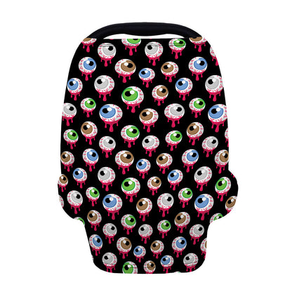 Bloody Eyeball Pattern Print Baby Seat Cover