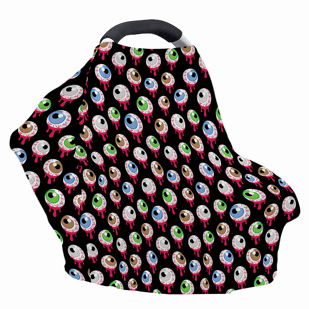 Bloody Eyeball Pattern Print Baby Seat Cover