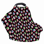 Bloody Eyeball Pattern Print Baby Seat Cover