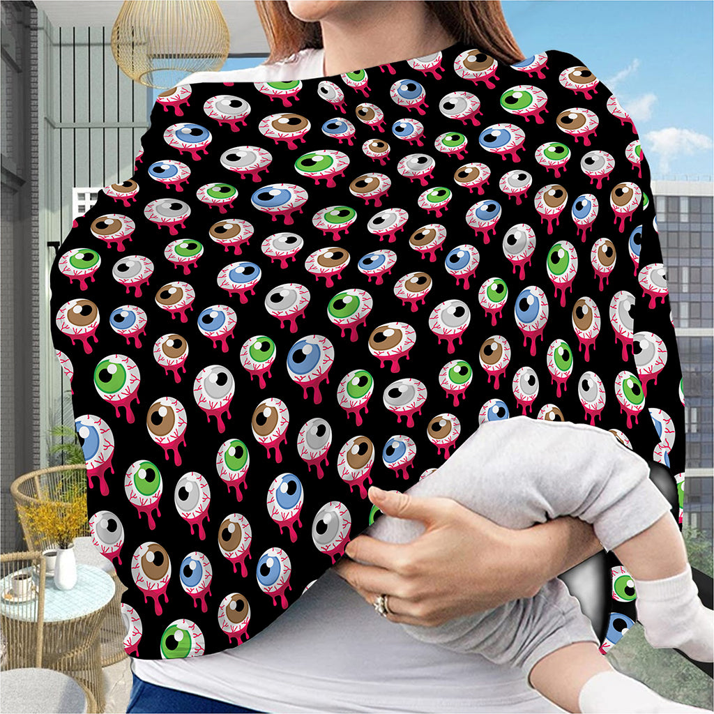 Bloody Eyeball Pattern Print Baby Seat Cover