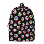 Bloody Eyeball Pattern Print Backpack