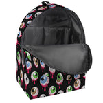 Bloody Eyeball Pattern Print Backpack