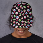 Bloody Eyeball Pattern Print Baseball Cap