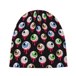 Bloody Eyeball Pattern Print Beanie