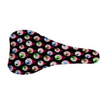 Bloody Eyeball Pattern Print Bicycle Seat Cover