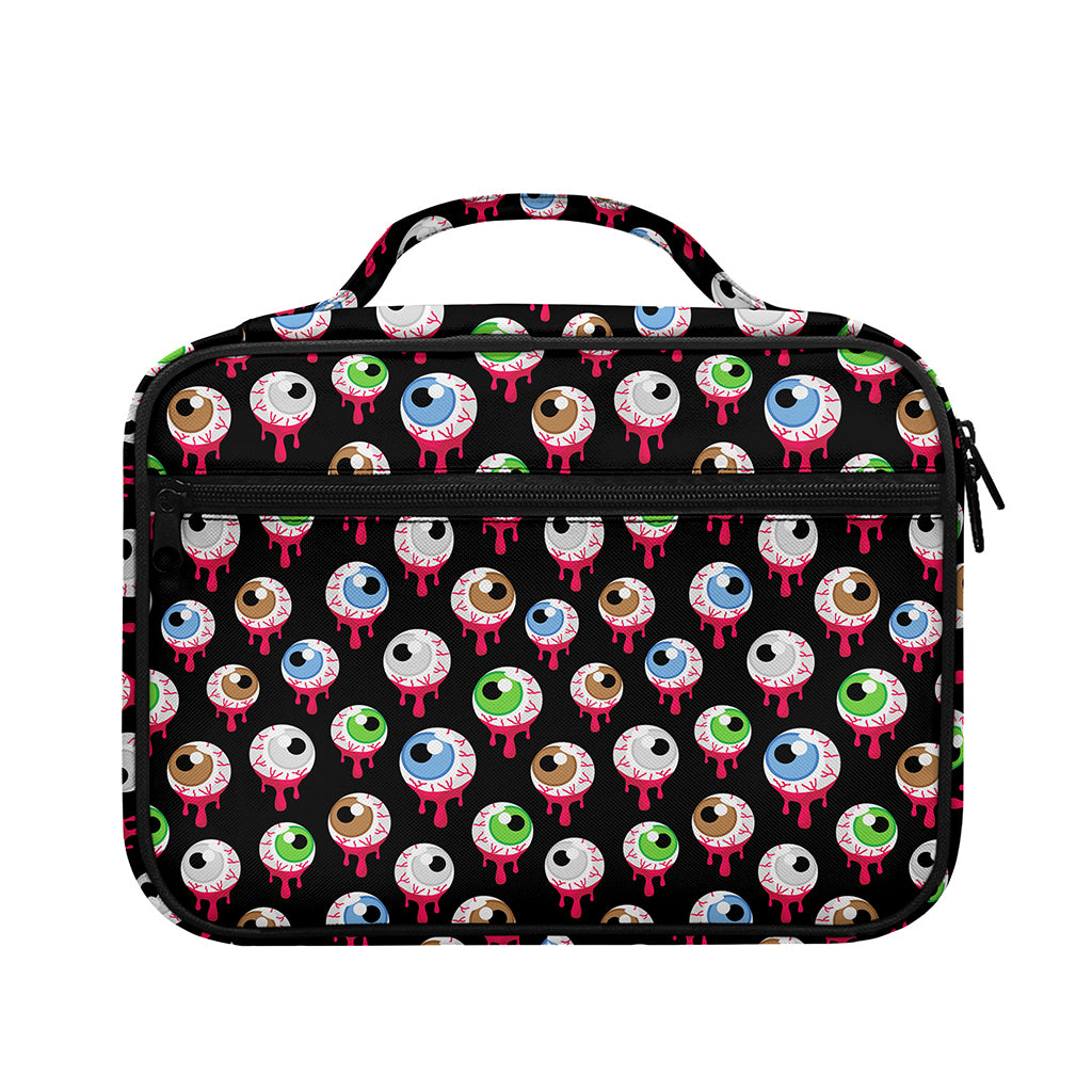 Bloody Eyeball Pattern Print Briefcase Bible Bag