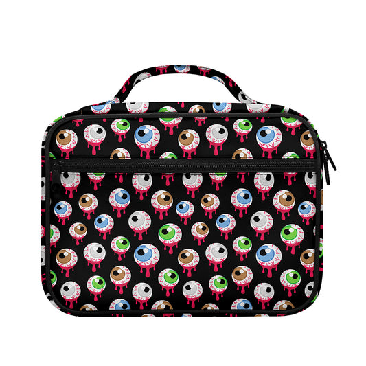 Bloody Eyeball Pattern Print Briefcase Bible Bag