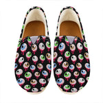 Bloody Eyeball Pattern Print Casual Shoes