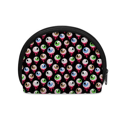 Bloody Eyeball Pattern Print Coin Purse