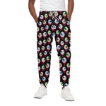 Bloody Eyeball Pattern Print Cotton Pants