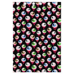 Bloody Eyeball Pattern Print Curtain